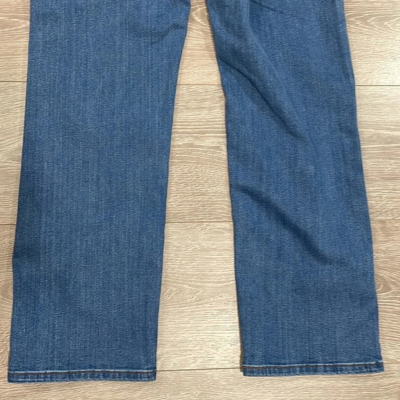 Lee Stretch Relaxed Fit Straight Leg Denim Jean 12 Long - Picture 12 of 15